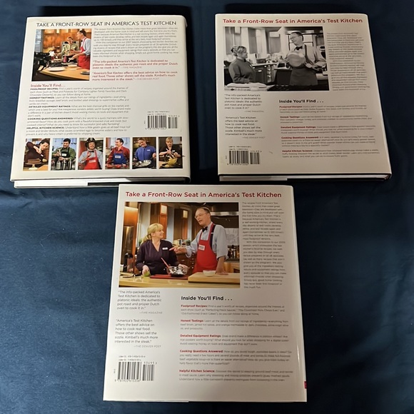 Set of 3 America’s Test Kitchen Hardcover Books - Picture 2 of 5